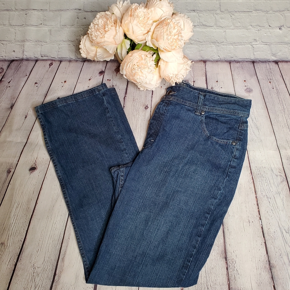 Riders by Lee Dark Wash Midrise Jeans Size 16 M